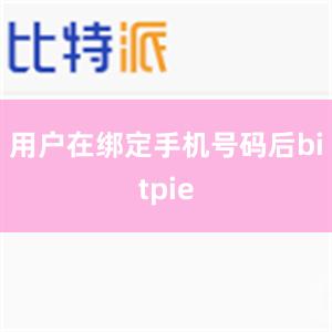 用户在绑定手机号码后bitpie