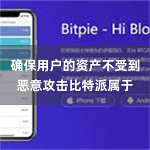 确保用户的资产不受到恶意攻击比特派属于