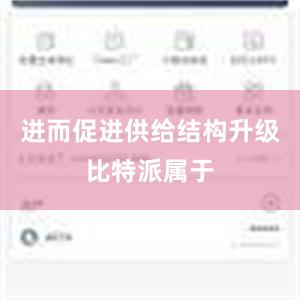 进而促进供给结构升级比特派属于