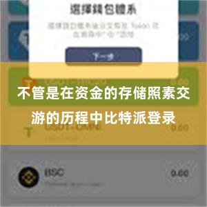 不管是在资金的存储照素交游的历程中比特派登录